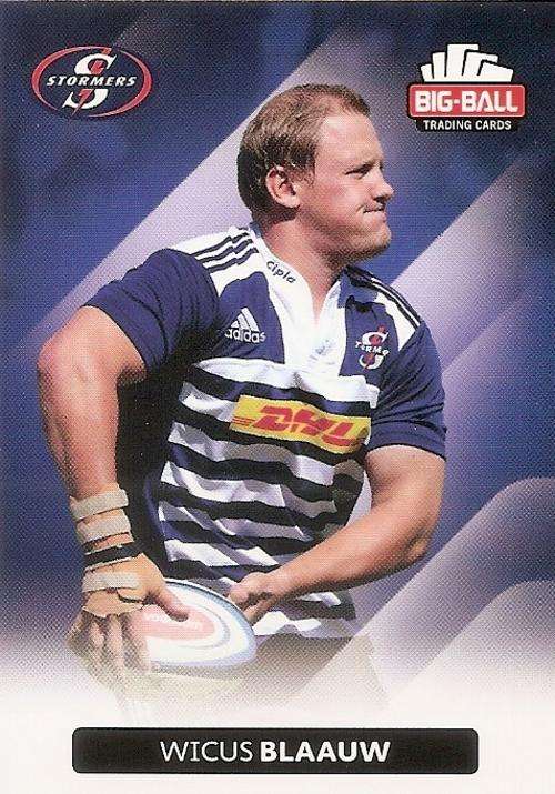 BIG BALL RUGBY COLLECTION  2012 - THE STORMERS BASE CARD 198