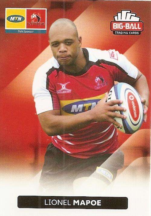 BIG BALL RUGBY COLLECTION  2012 - THE LIONS BASE CARD 134
