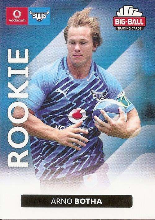 BIG BALL RUGBY COLLECTION  2012 - ARNO BOTHA "ROOKIE" CARD 012