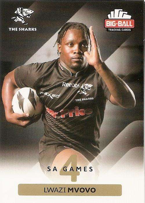 BIG BALL RUGBY COLLECTION  2012 - THE SHARKS BASE CARD 230