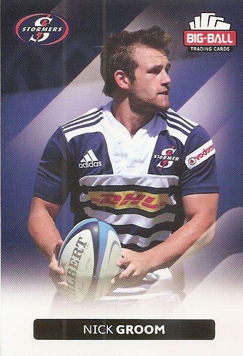 BIG BALL RUGBY COLLECTION  2012 - THE STORMERS BASE CARD 187