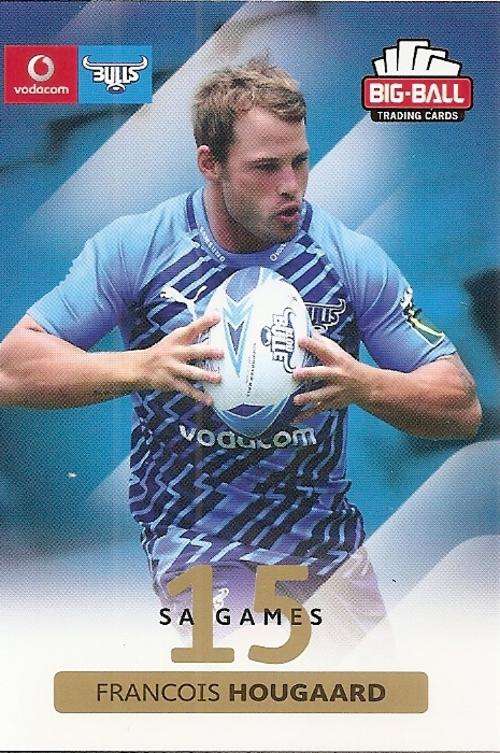 BIG BALL RUGBY COLLECTION  2012 - BLUE BULLS BASE CARD 24