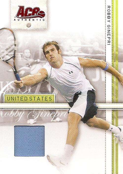 ROBBY GINEPRI - ACE AUTHENTIC 2007 - AUTHENTIC "BLUE MEMORABILIA" CARD