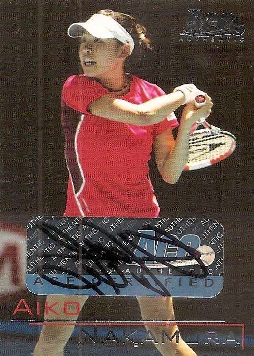 AIKO NAKAMURA - ACE AUTHENTIC 2011 - GENUINE "AUTHOGRAPH" CARD