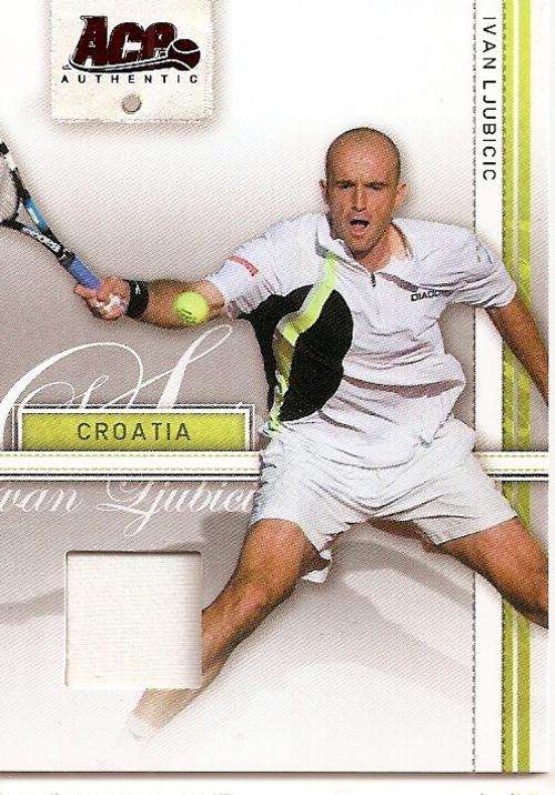 IVAN LJUBICIC - ACE AUTHENTIC 2007 - AUTHENTIC "WHITE MEMORABILIA" CARD