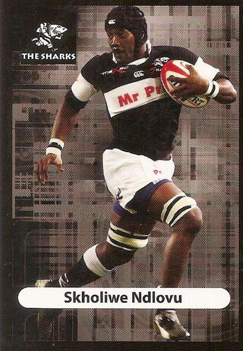 2009/10 BIG BALL RUGBY COLLECTION - SKHOLIWE NDLOVU BASE CARD