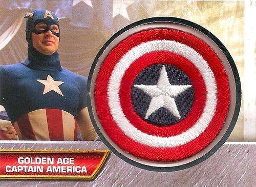 CAPTAIN AMERICA - `2011 the MOVIE` - CAPTAIN AMERICA `VERY RARE MEMORABILIA` TRADING CARD I6