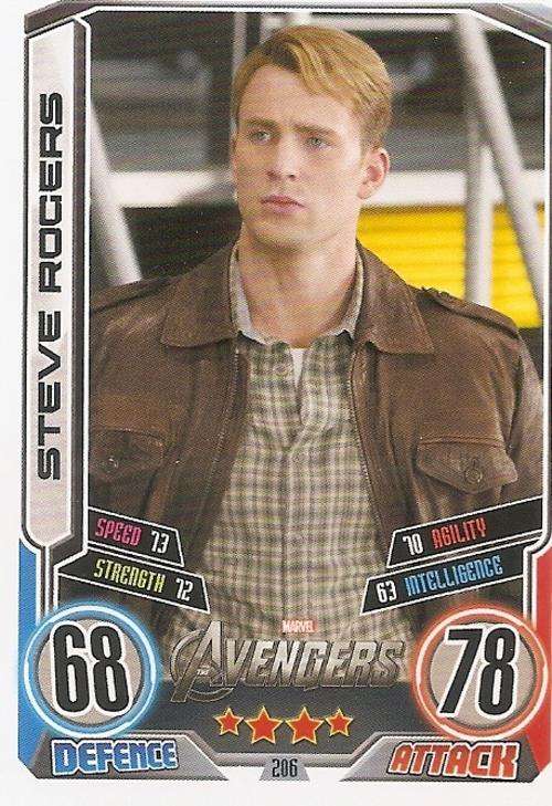 HERO ATTAX II 2012 AVENGERS - "MOVIE CARD" CARD 206