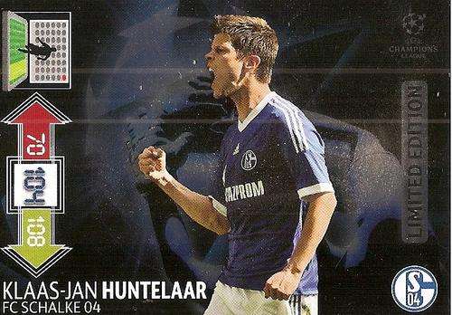 KLAAS-JAN HUNTELAAR - PANINI CHAMPIONS LEAGUE ADRENALYN XL 2012/2013 -  `LIMITED EDITION` CARD