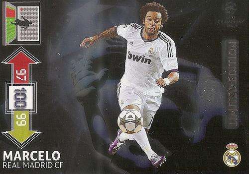 MARCELO - PANINI CHAMPIONS LEAGUE ADRENALYN XL 2012/2013 -  `LIMITED EDITION` CARD