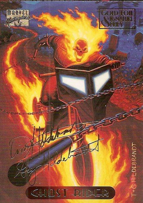MARVEL MASTERPIECES 94 - GHOST RIDER "GOLD SIGNATURE" SERIES CARD 42