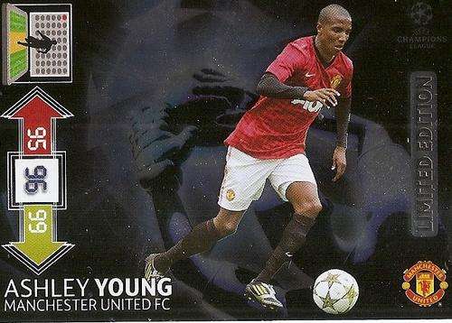 ASHLEY YOUNG - PANINI CHAMPIONS LEAGUE ADRENALYN XL 2012/2013 - `LIMITED EDITION` CARD