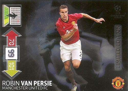 ROBIN VAN PERSIE - PANINI CHAMPIONS LEAGUE ADRENALYN XL 2012/2013 -  `LIMITED EDITION` CARD