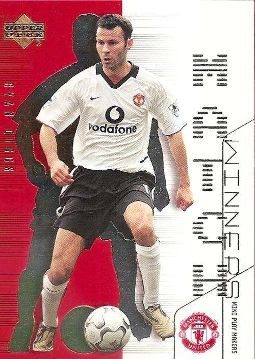 RYAN GIGGS - RARE MATCH WINNERS` GOLD INSERT MW3 - UPPER DECK MANCHESTER UNITED 2003
