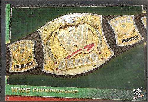 SLAM ATTAX REBELLION 2013 - WWE CHAMPIONSHIP "BELT " FOIL CARD