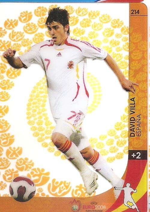 DAVID VILLA - PANINI EURO 2008 OFFICAL COLLECTION - "ULTRA" CARD 214