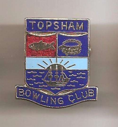 TOPSHAM BOWLING CLUB - LAPEL BOWLS BADGE