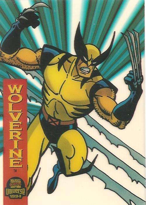 MARVEL UNIVERSE 1995 - WOLVERINE `SUSPENDED ANIMATION` CARD 10 of 10