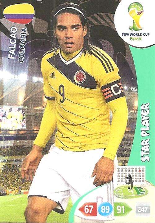WORLD CUP 2014 ADRENALYN XL - FALCAO "STAR PLAYER" CARD