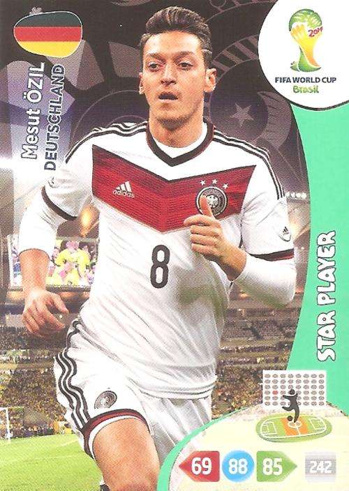 WORLD CUP 2014 ADRENALYN XL - MESUT OZIL "STAR PLAYER" CARD