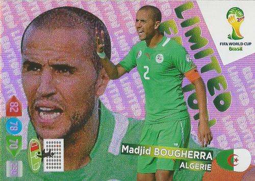MADJID BOUGHERRA - WORLD CUP 2014 ADRENALYN XL - "LIMITED EDITION"  CARD