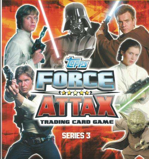 STAR WARS 2014 - FORCE ATTAX MOVIE SERIES 3 - `BASE CARDS AVAILABLE` - ALL AVAILABLE