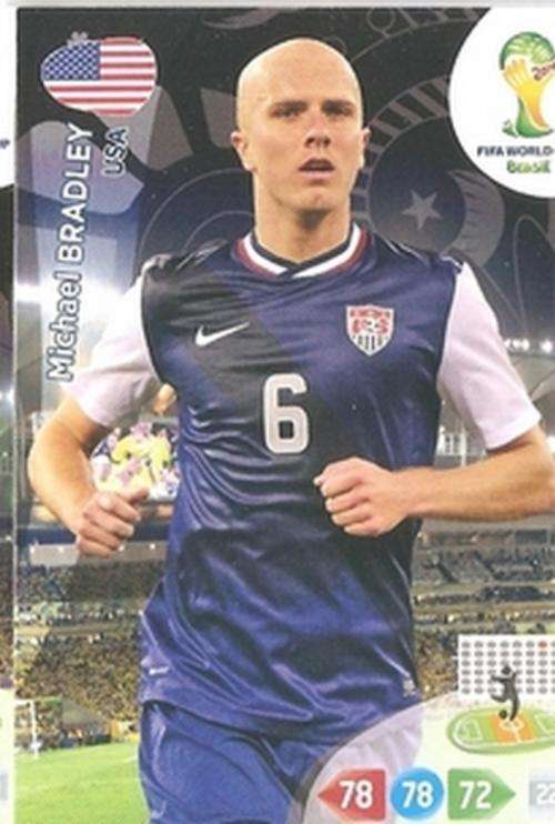 MICHAEL BRADLEY - WORLD CUP 2014 ADRENALYN XL - USA "BASE" CARD