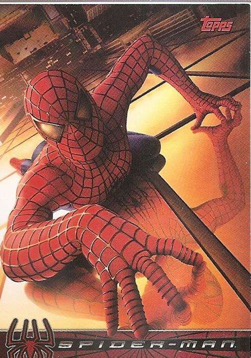 SPIDERMAN  - MOVIE TRADING CARDS - PROMO CARD TRADING P1