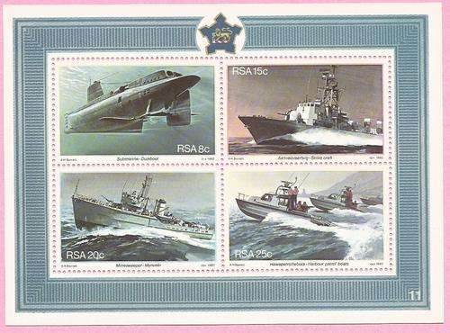 SOUTH AFRICA 1982 - SACC 514 - "ANNIVERSARY of SIMONSTOWN" - MINIATURE SHEET - UM