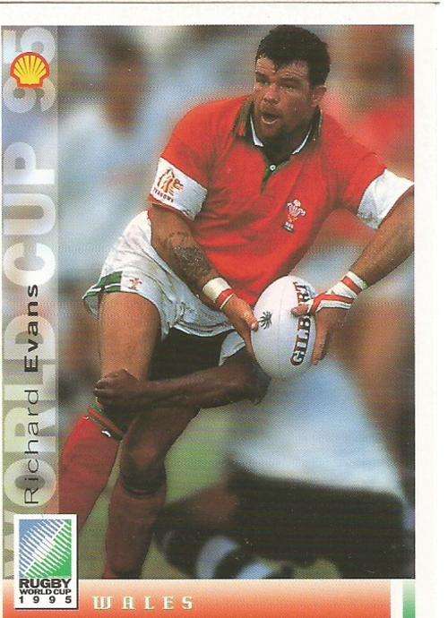 RICHARD EVANS - SPORTS DECK "RUGBY WORLD CUP 95" -  BASE TRADING CARD 120