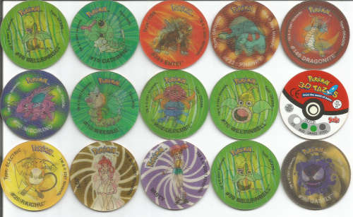 TAZOS - 3D TAZOS "SIMBA" - MIXED LOT of 15 COLLECTABLE 3D TAZOS - LOT B