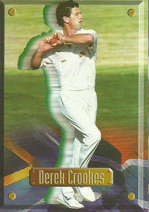 DEREK CROOKES - SPORTS DECK CRICKET 1997 - `BASE` TRADING CARD 5