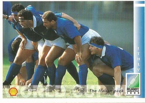 ITALY  - SPORTS DECK `RUGBY WORLD CUP 95` -  BASE TRADING CARD 206