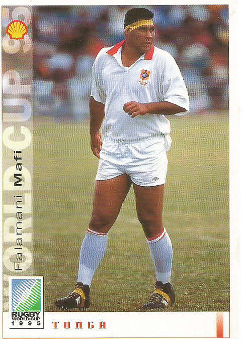 FALAMANI MAFI - SPORTS DECK "RUGBY WORLD CUP 95" -  BASE TRADING CARD 110