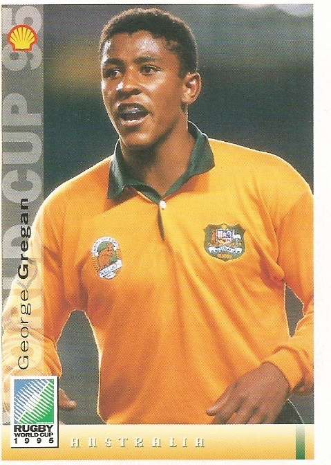 GEORGE GREGAN - SPORTS DECK "RUGBY WORLD CUP 95" -  BASE TRADING CARD 61