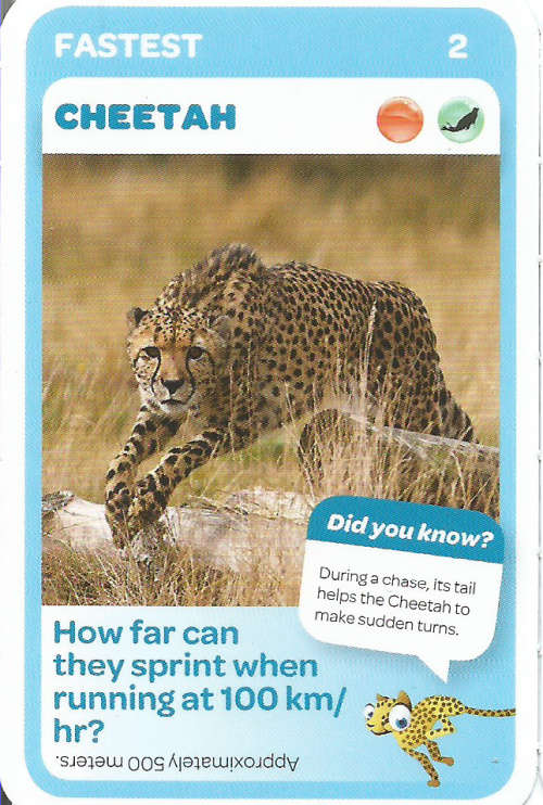 "SUPER ANIMALS" - PICK&PAY TRADING CARD COLLECTION -  CARD 2