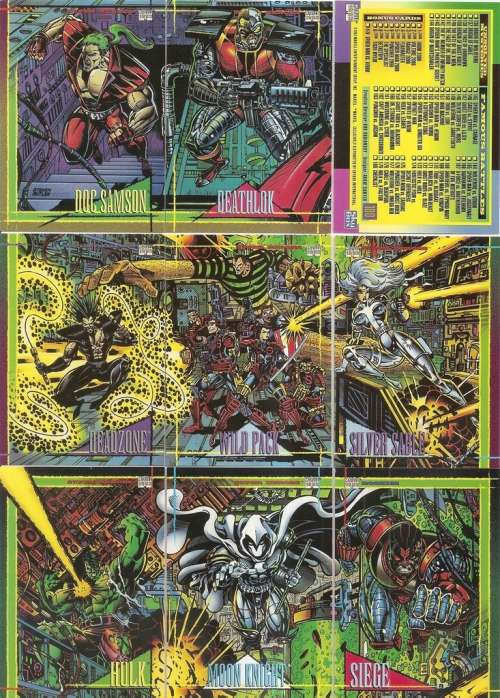 MARVEL UNIVERSE 1993 SERIES IV - NEAR COMPLETE 173 of 180 BASE TRADING CARD SET - NO BINDER