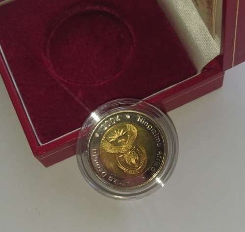 SA MINT 2004 BI-METAL - OOM PAUL MINT MARK - R5 UNCIRCULATED 759 of 3243