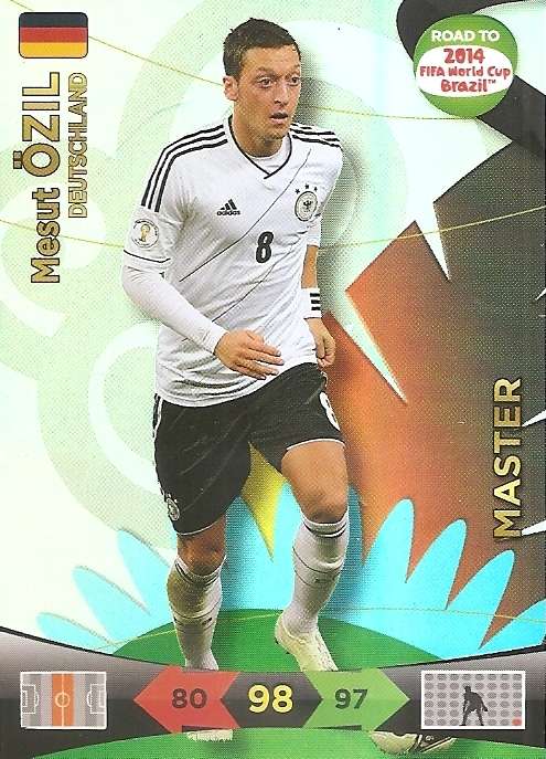 MESUT OZIL - PANINI "ROAD to the WORLD CUP 2014" - "MASTER" CARD