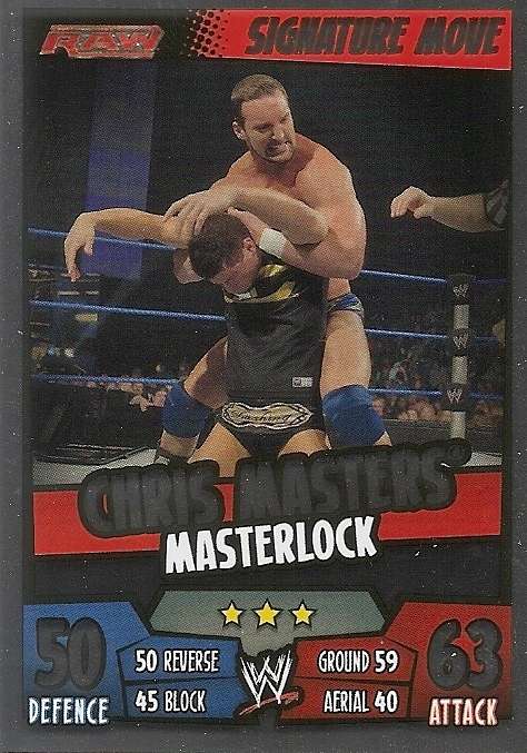 WWE WRESTLING - "TOPPS SLAM ATTAX RUMBLE"  2011/12 - "SIGNATURE MOVES" FOIL TRADING CARDS AVAILABLE