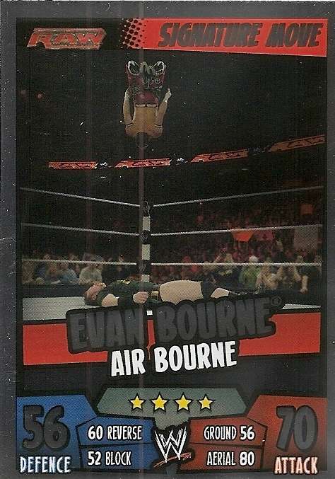WWE WRESTLING - "TOPPS SLAM ATTAX RUMBLE"  2011/12 - "SIGNATURE MOVES" FOIL TRADING CARDS AVAILABLE
