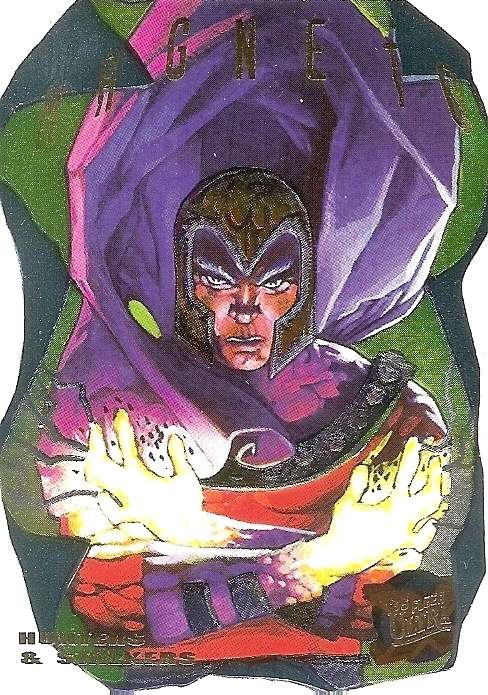 MAGNETO - MARVEL FLEER ULTRA 95 - "HUNTERS&STALKERS" LIMITED EDITION CARD 8 of 9