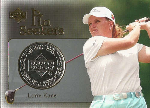 LORI KANE -  `BALL MARKER` RARE `SILVER` GOLF TRADING CARD - UPPER DECK 2004
