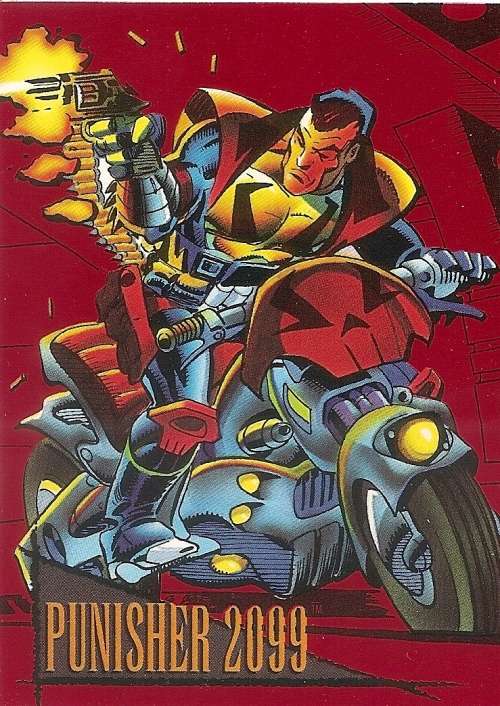 MARVEL UNIVERSE IV 1993 - PUNISHER "RED FOIL LIMITED EDITION INSERT" CARD 6-2099