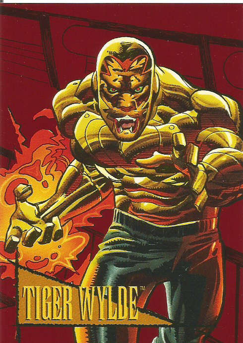 MARVEL UNIVERSE IV 1993 - TIGER WYLDE "RED FOIL LIMITED EDITION INSERT" CARD 9-2099