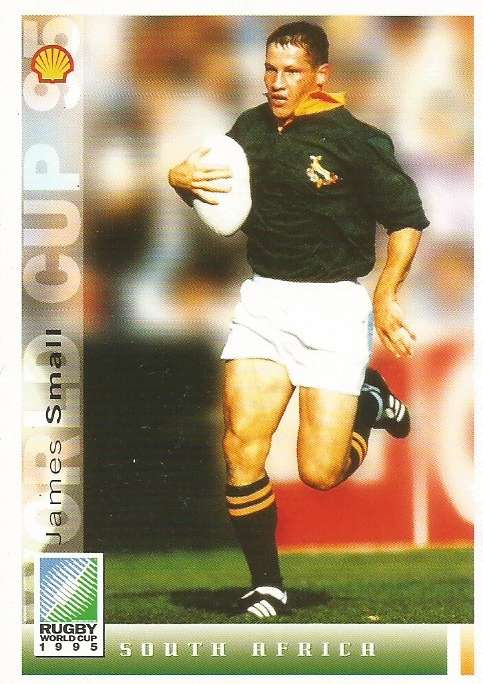 JAMES SMALL - SPORTS DECK "RUGBY WORLD CUP 95" -  BASE TRADING CARD 22