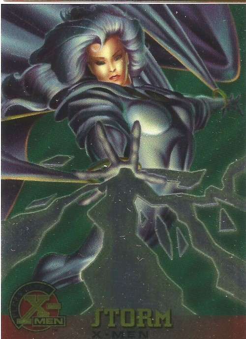 X-MEN FLEER ULTRA 96 "CHROME EDITION" - ICEMAN "CHROME" CARD 12