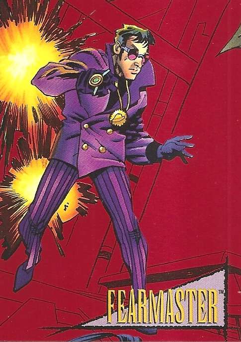 MARVEL UNIVERSE IV 1993 - FEARMASTER "RED FOIL LIMITED EDITION INSERT" CARD 4-2099