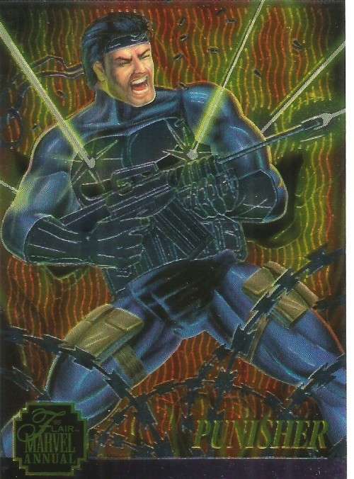 PUNISHER - MARVEL ANNUAL 95 - "LIMITED EDITION" FOIL CARD 9 of 12