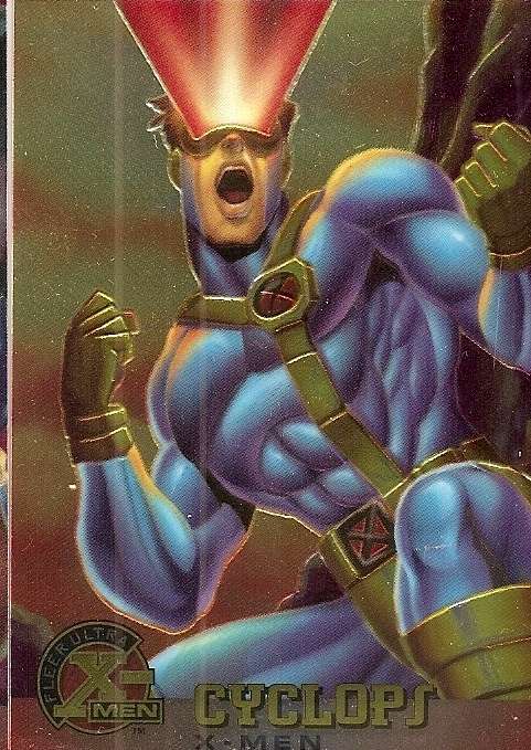 MARVEL FLEER ULTRA X-MEN 1996 - RARE COMPLETE 100 "CHROMIUM" BASE TRADING CARD SET
